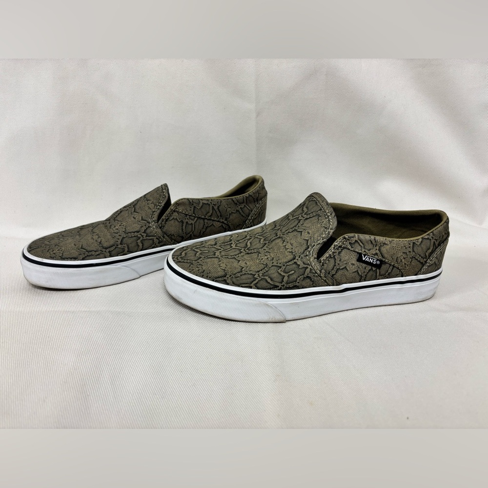 Vans Slip-On python skin canvas Shoes
